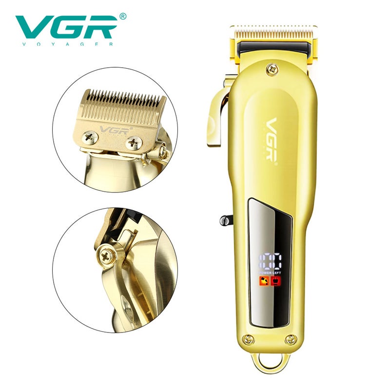 Vgr278 Electric Clipper High-Power Fast Charging Electric Clipper Adjustable Lcd Digital Display Hair Salon Household Electric Hair Clipper - Image 5
