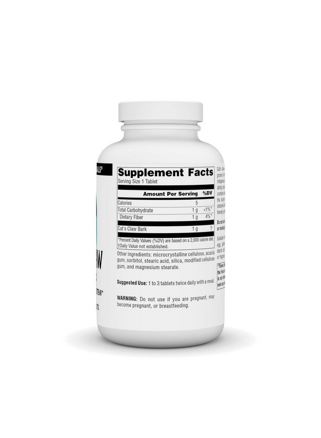 Source Naturals Cat's Claw Bark UNA de Gato 1000 mg Dietary Supplement - Supports Immune System - 120 Tablets - Image 2