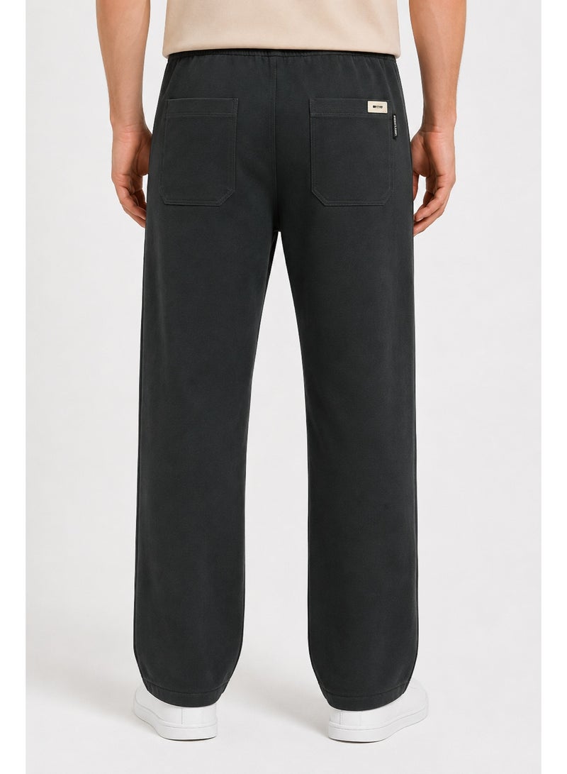 WHITE RABBIT Men’s Casual Wide Leg Jogger Pants – Adjustable Drawstring - Image 2
