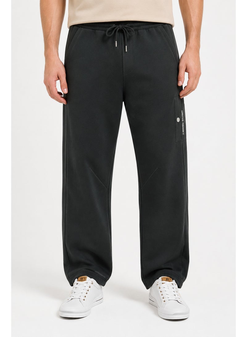 WHITE RABBIT Men’s Casual Wide Leg Jogger Pants – Adjustable Drawstring - Image 1