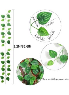Generic 12-Piece Artificial Hanging Ivy Leaves multicolour 230cm  - Image 3