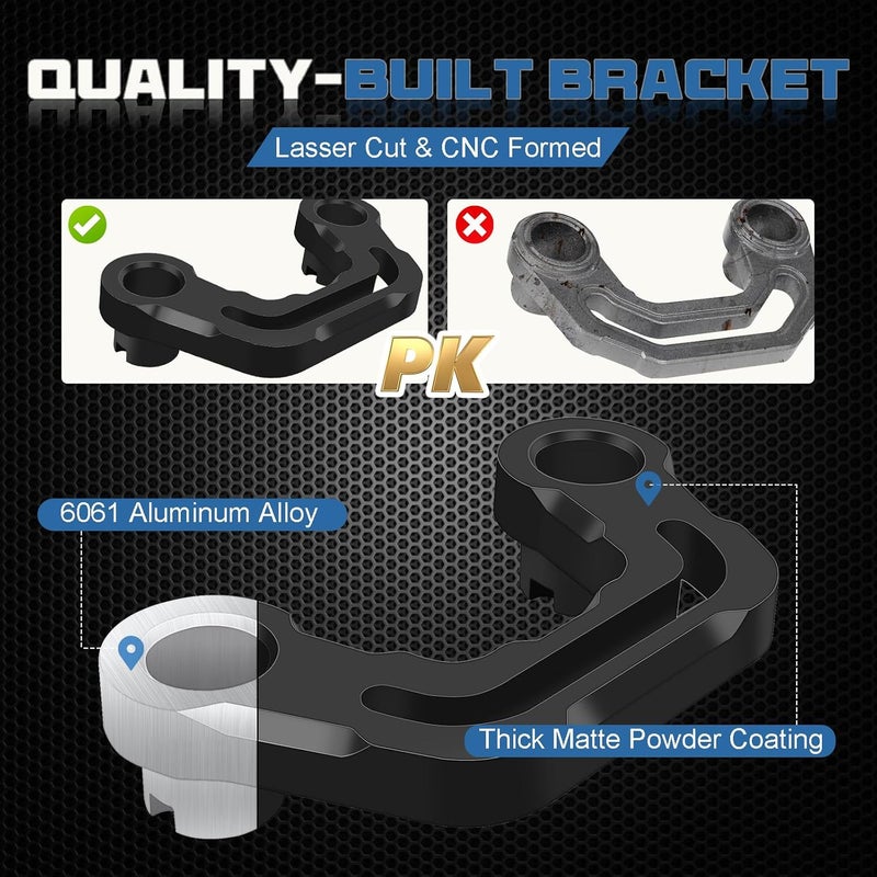 ADTOPI JL Cowl Light Mount Bracket for Jeep Wrangler - Image 2