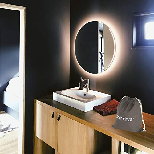 IFAMIO Hair Dryer Bag Cotton Drawstring Hairdryer Storage Container for Makeup Tools, Straightener 11.8 X 13.8 Inch Travel Cotton Organizer Cover for Home, Hotel - Image 5