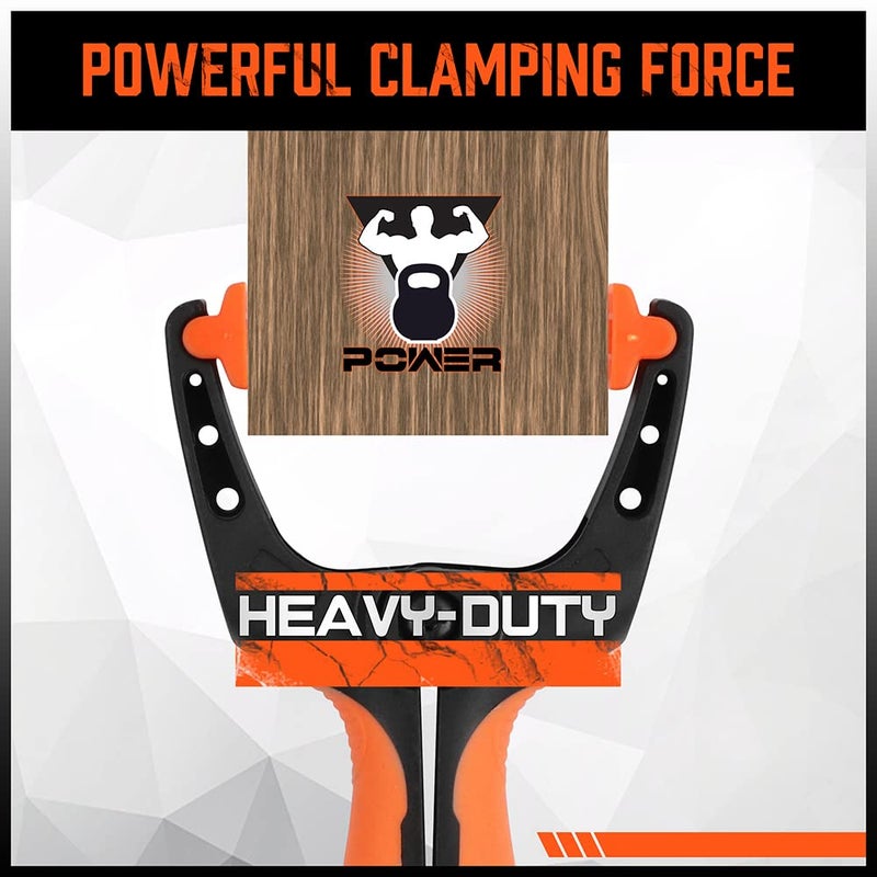 HORUSDY 8-Pack Spring Clamps Heavy Duty, 5-inch Large Plastic Clamps for Crafts with 2-3/8Inch Jaw Opening for DIY, Gluing, Clamping and Securing - Image 5