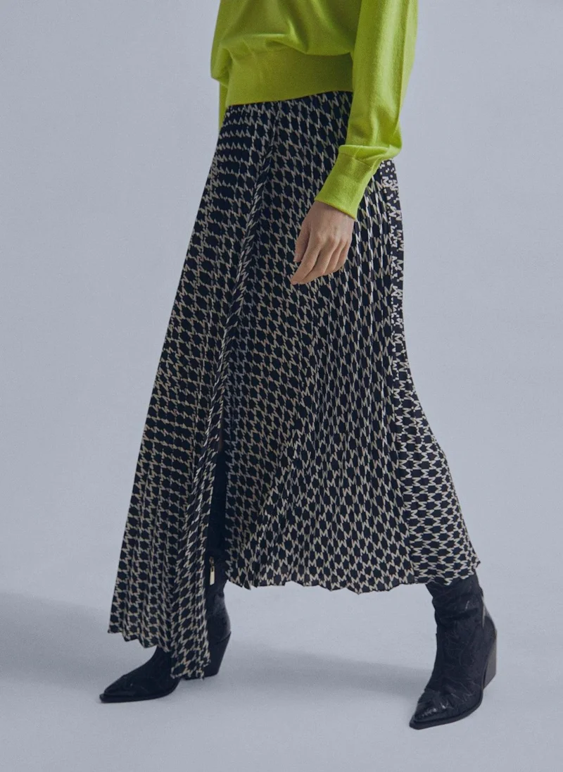 Lola Casademunt Pleated midi skirt