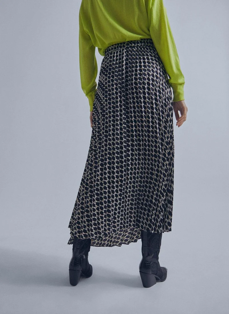 Lola Casademunt Pleated midi skirt
