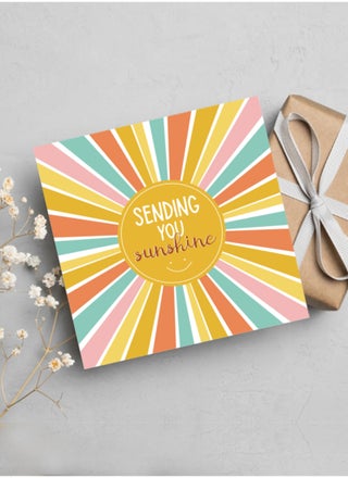 Sending you Sunshine' Feel Good Greeting Card