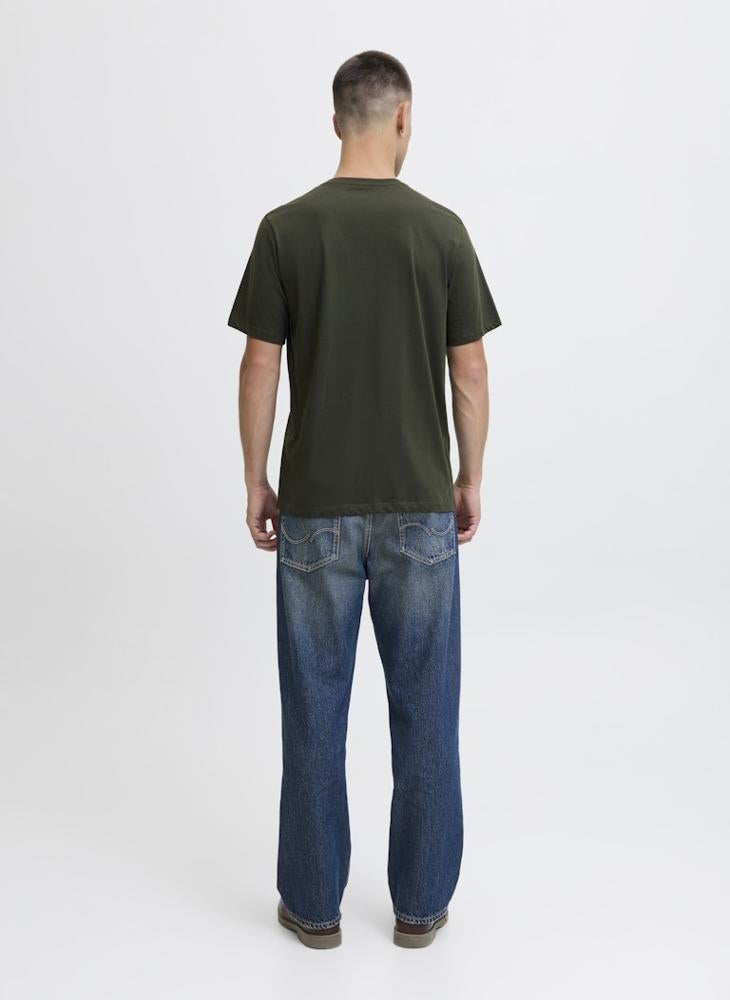 JACK & JONES Logo Regular Fit Crew Neck T-Shirt - Image 2