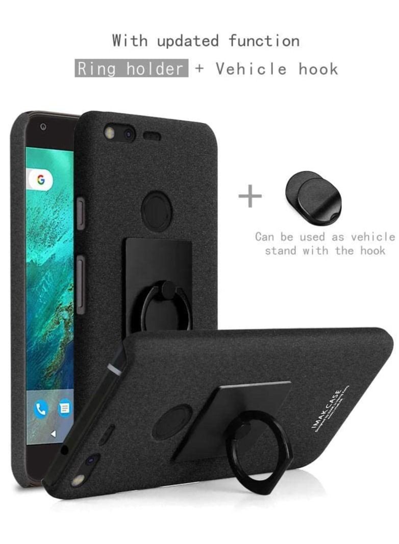 Imak Google Pixel Cowboy Series Matte Frosted Hard Cover Case with Ring Stand Holder and Screen Protector(Google Pixel) - Image 2