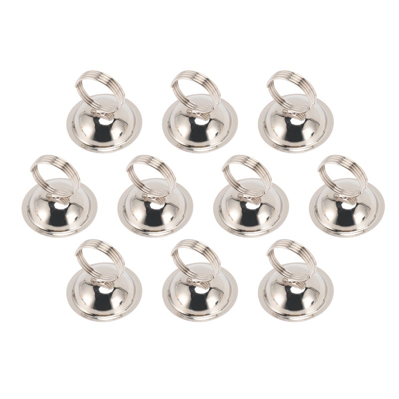10pcs Table Number Holders Place Card Holders Metal Wire Picture Holders Cards Stand Name Menu Clips for Wedding Reception Party Silver - Image 3
