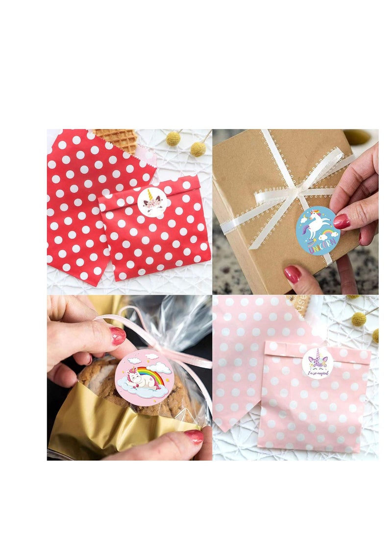 SYOSI 1000 Pieces Unicorn Stickers for Kids, Cute Label DIY Stickers, Self Adhesive Decoration School Birthday Party Gift Bag Decorations and Crafts - Image 2
