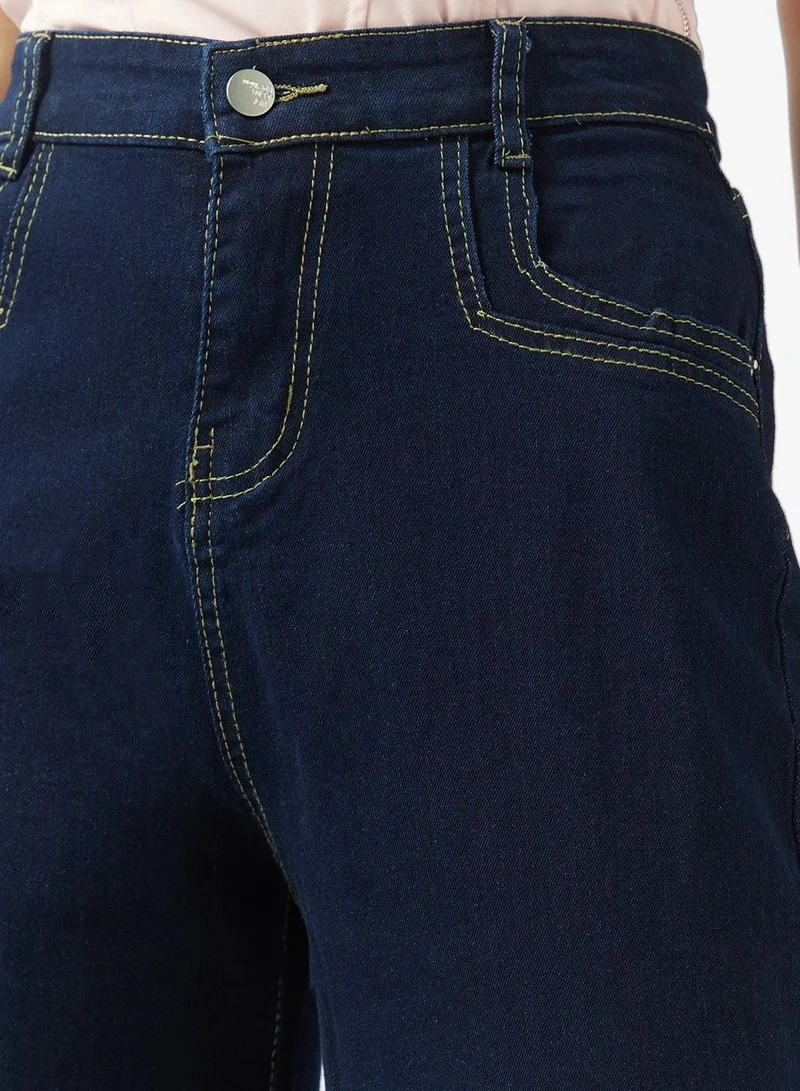 Ginger  High Rise Wide Leg Jeans for Women | Best Price UAE