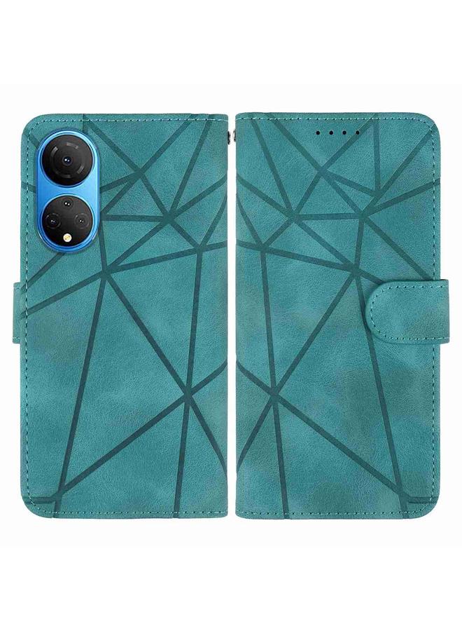 اس-توب جراب هاتف Honor X7 من الجلد بخطوط هندسية - Image 2