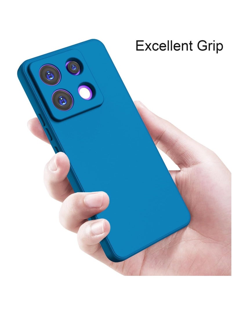 BORTONY Xiaomi Redmi Note 13 5G Case Cover Liquid Gel Rubber Shock Protective Case Hard Shell Shockproof Protective with Camera Protection Cover for Xiaomi Redmi Note 13 5G - Image 2