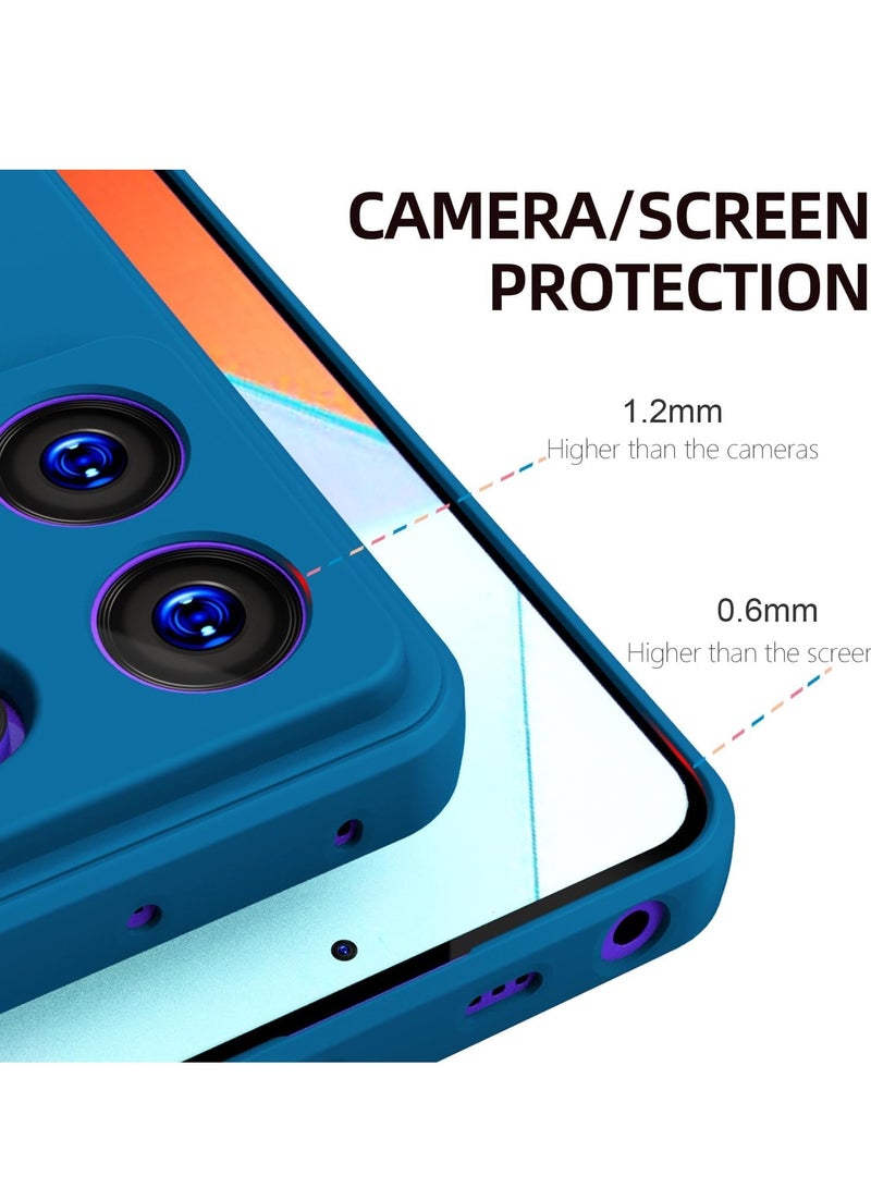 BORTONY Xiaomi Redmi Note 13 5G Case Cover Liquid Gel Rubber Shock Protective Case Hard Shell Shockproof Protective with Camera Protection Cover for Xiaomi Redmi Note 13 5G - Image 3