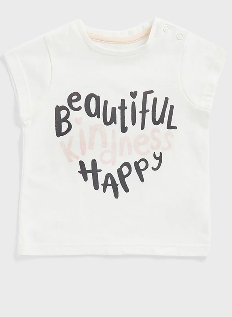 mothercare Kids Printed T-Shirt & Hoodie With Leggings Set