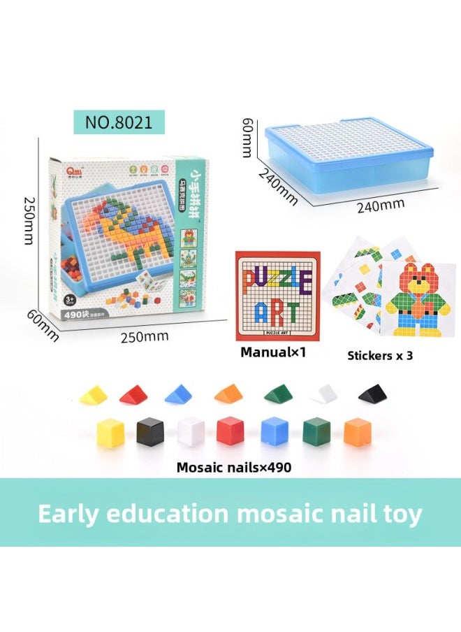 Children's Educational Toys Early Education Mosaic Puzzle/screw Puzzle/thinking Logic Puzzle Toys-Color:Thinking Logic Puzzle (Chinese Version)