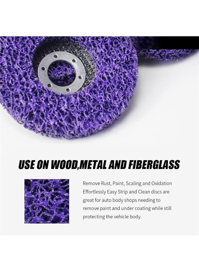 5PCS, Stripping Discs Rust Remover Wheel Poly Strip Wheel Disc Abrasive Angle Grinding Wheel  - Image 2