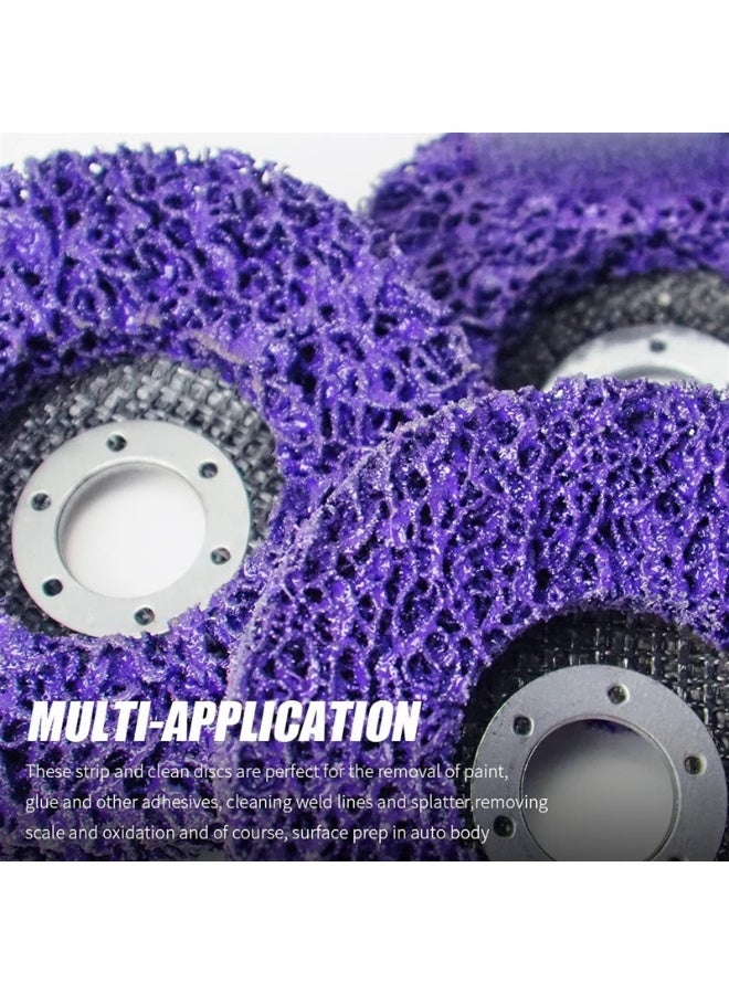 5PCS, Stripping Discs Rust Remover Wheel Poly Strip Wheel Disc Abrasive Angle Grinding Wheel  - Image 3