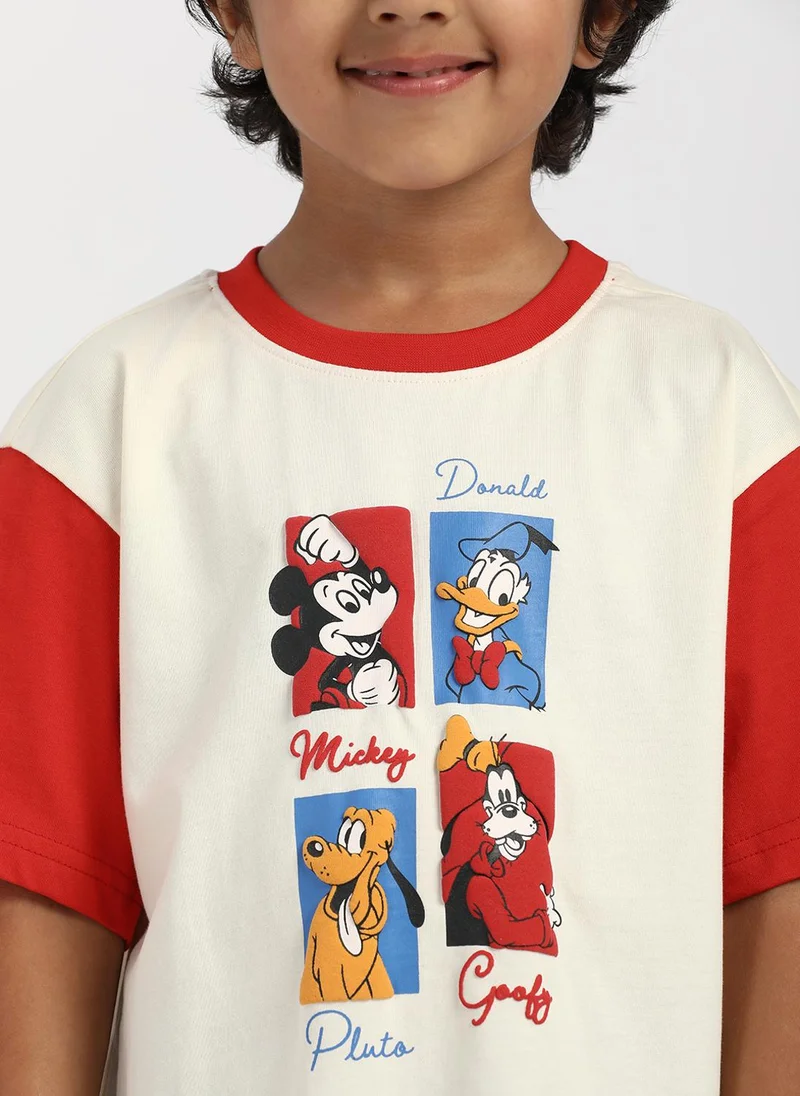 Nautinati Nautinati Boys' Cotton Disney Print T-shirt