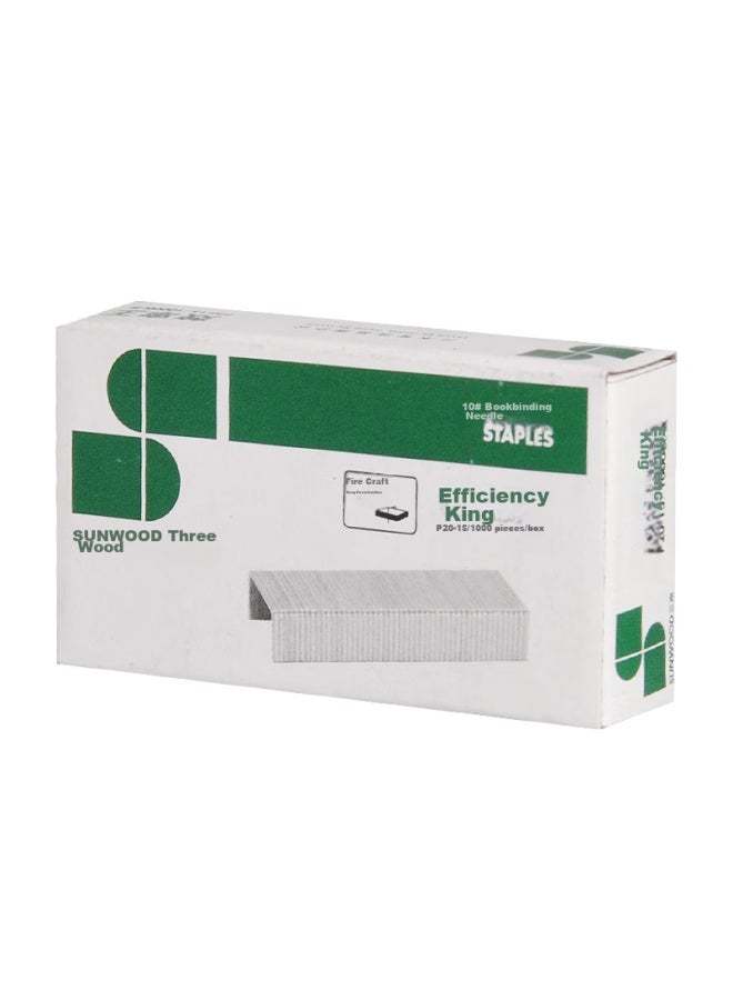 Sunwood Efficiency King Series 10# Staples, 1000 Pieces/Box, 10 Boxes, P20-15 - Image 4