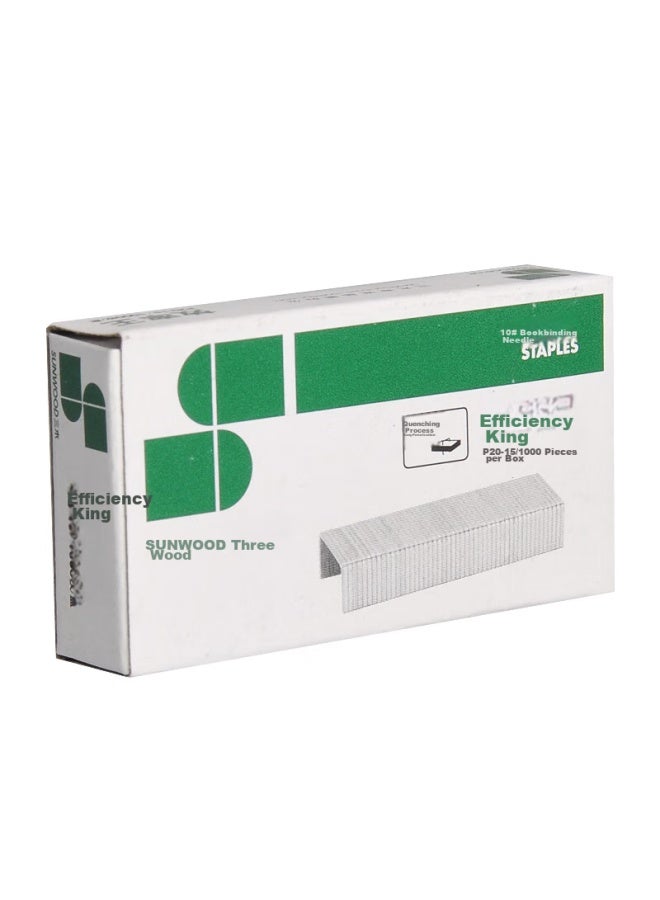 Sunwood Efficiency King Series 10# Staples, 1000 Pieces/Box, 10 Boxes, P20-15 - Image 5