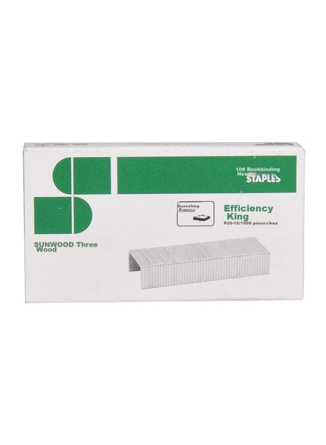 Sunwood Efficiency King Series 10# Staples, 1000 Pieces/Box, 10 Boxes, P20-15 - Image 3