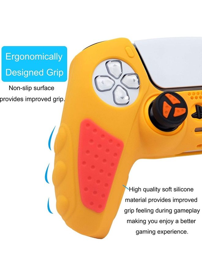كابتن تيك غطاء من السيليكون مقاوم للانزلاق لذراع تحكم جهاز بلايستيشن 5 - Image 2