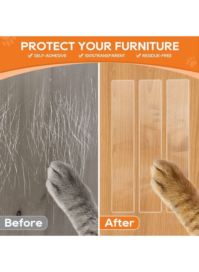 Loiion Door Protector From Dog Scratching, Window Sill Protector, Clear Sided Shield Protection Barrier Anti Cat, Dog Scratching, Slobbering, And Clawing Furniture, Glass, Car Door, Couch 4In X 3.3Ft - Image 3