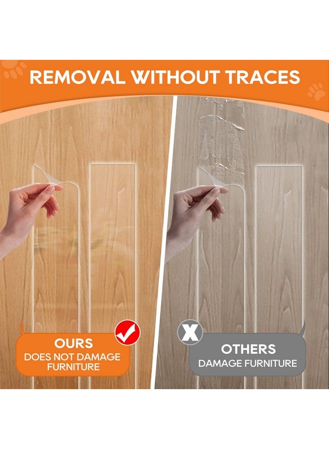 Loiion Door Protector From Dog Scratching, Window Sill Protector, Clear Sided Shield Protection Barrier Anti Cat, Dog Scratching, Slobbering, And Clawing Furniture, Glass, Car Door, Couch 4In X 3.3Ft - Image 4