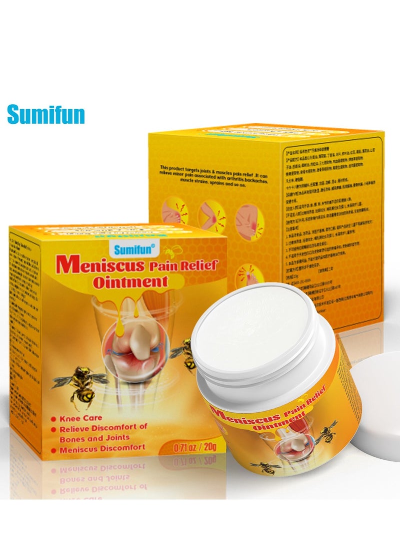 Sumifun - Bee Venom Pain Relief Cream, Fast Absorbing Arthritis Joint Knee Analgesic Ointment, Smooth Gentle Meniscus Treatment Cream, Arthritis Knee Joint Muscle Ache Medical Plaster For Pain Relief - Image 1