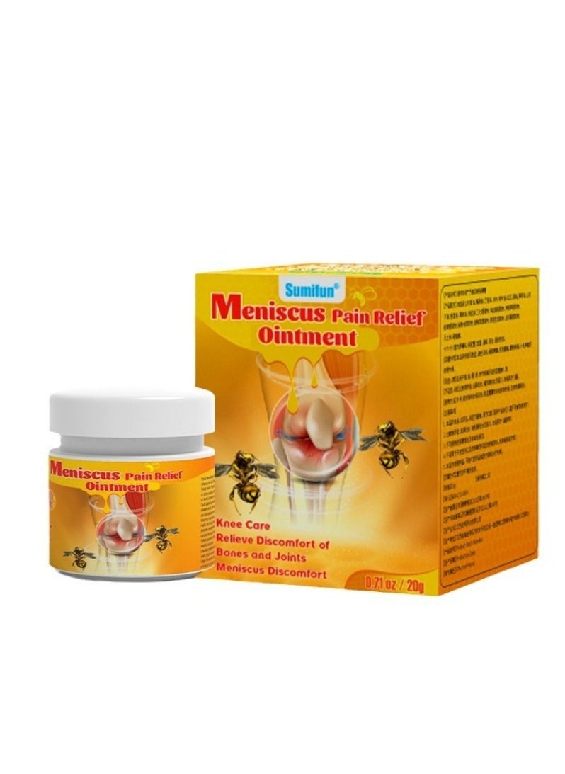 Sumifun - Bee Venom Pain Relief Cream, Fast Absorbing Arthritis Joint Knee Analgesic Ointment, Smooth Gentle Meniscus Treatment Cream, Arthritis Knee Joint Muscle Ache Medical Plaster For Pain Relief - Image 1