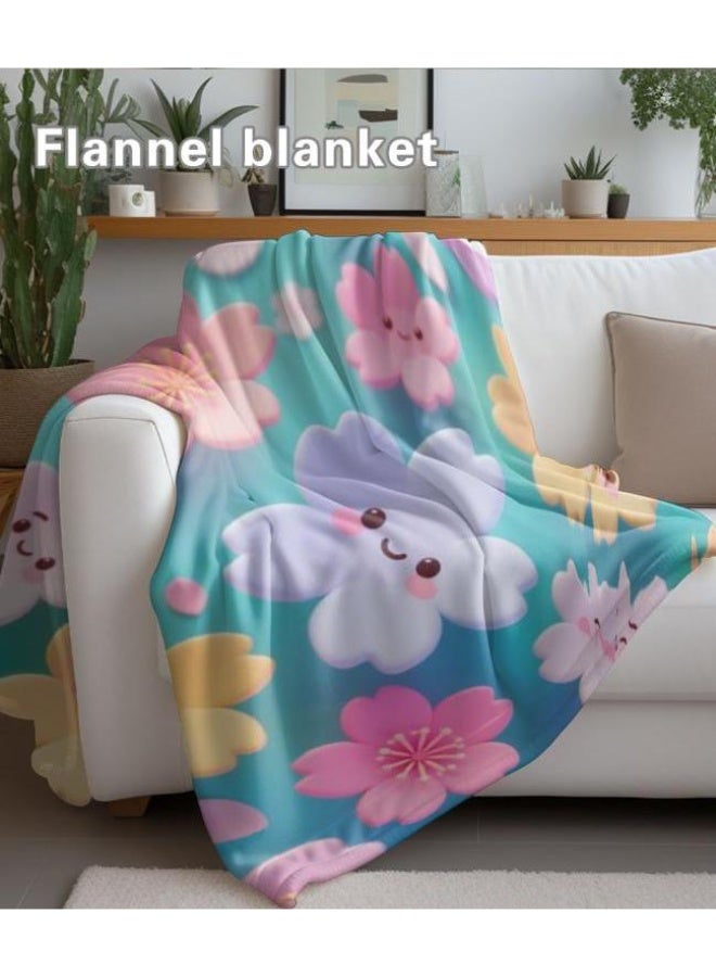 عام بطانية رقيقة من الفانيلا الكرتونية للأطفال والرضع (دافئة ومريحة، ومناسبة للنوم والألعاب) 70 سم * 100 سم - Image 5