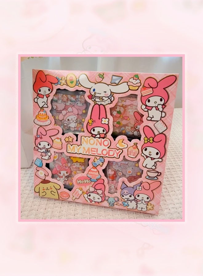 100pcs Melody Stickers Kit, Girls Birthday Gift Anime Cute Waterproof Decorative Sticker Set for Laptop, Skateboard, Water Bottles, Computer, Phone, Guitar DIY, Scrapbooking, Journaling and Room Decoration - Image 4