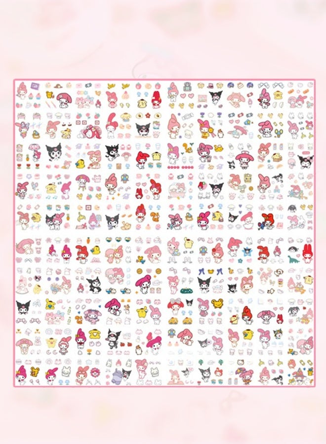 100pcs Melody Stickers Kit, Girls Birthday Gift Anime Cute Waterproof Decorative Sticker Set for Laptop, Skateboard, Water Bottles, Computer, Phone, Guitar DIY, Scrapbooking, Journaling and Room Decoration - Image 3