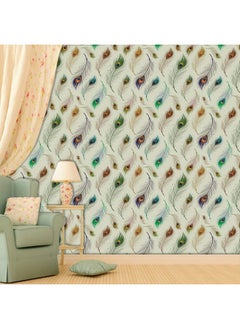 Paper Plane Design Selfadhesive Wallpaper For Wall Décor Water Proof ((10 Sq Ft) 16 Inch X 90 Inch X 1 Roll)  - Image 2