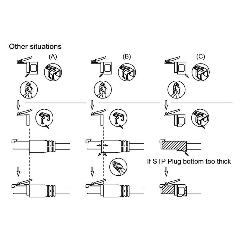 Skywalker Construct Pro RJ-45 Easy Plug Repair for Cat5e & Cat6 (Clear | Bag of 50) - Image 3