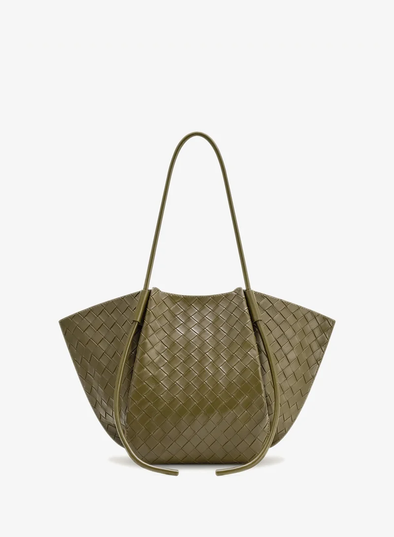 JW PEI Nala Wide Weave Texture Tote Bag