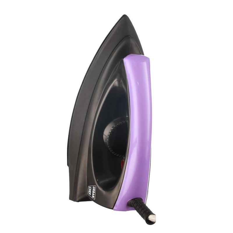 Urban Chef Ease Pro Iron Press 1 Year Warranty1000 Watt Iron Box Press Iron Electric IronDry IronIron for Clothes Press Light Weight NonStick Coated Heavy Sole Plate Violet Black - Image 1