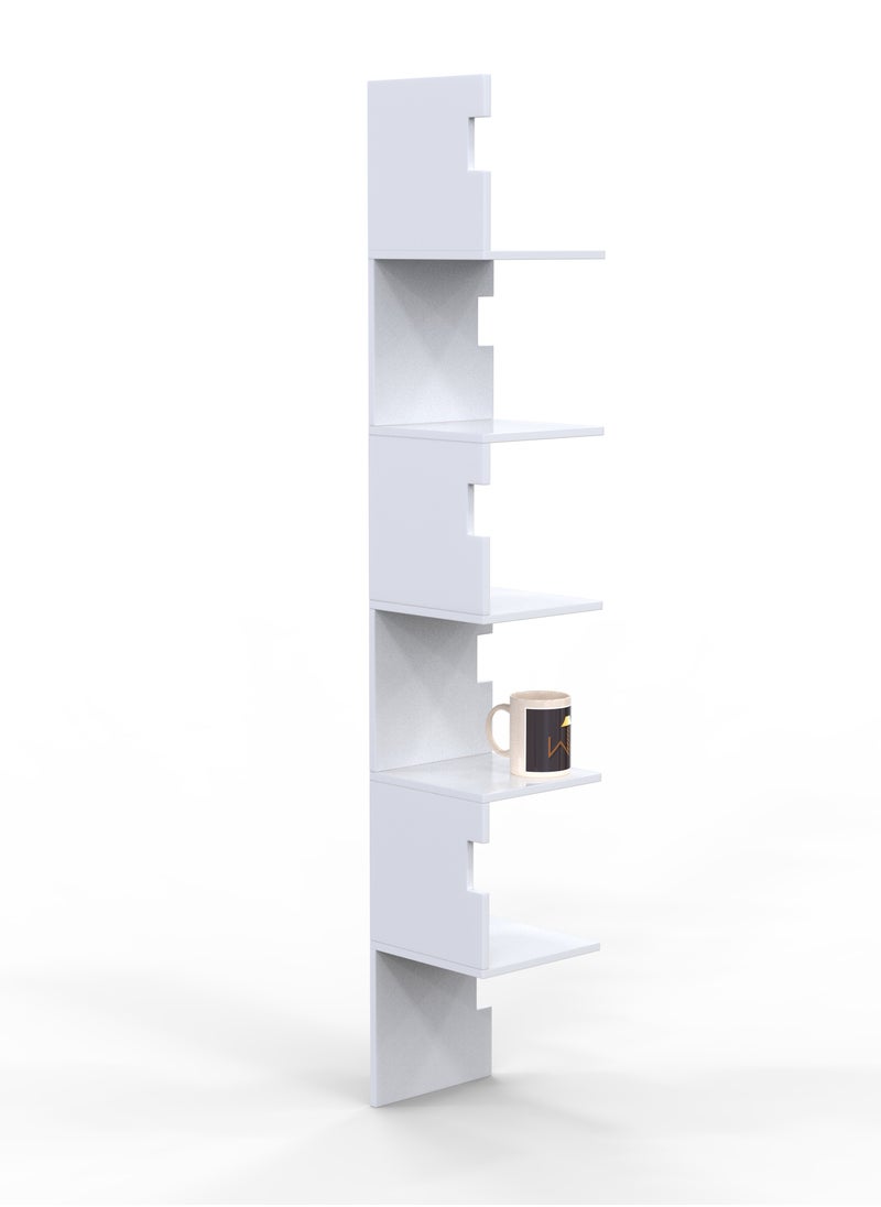 Wooden Twist - Zig Zag Alzak Floating Corner Shelves - Image 1