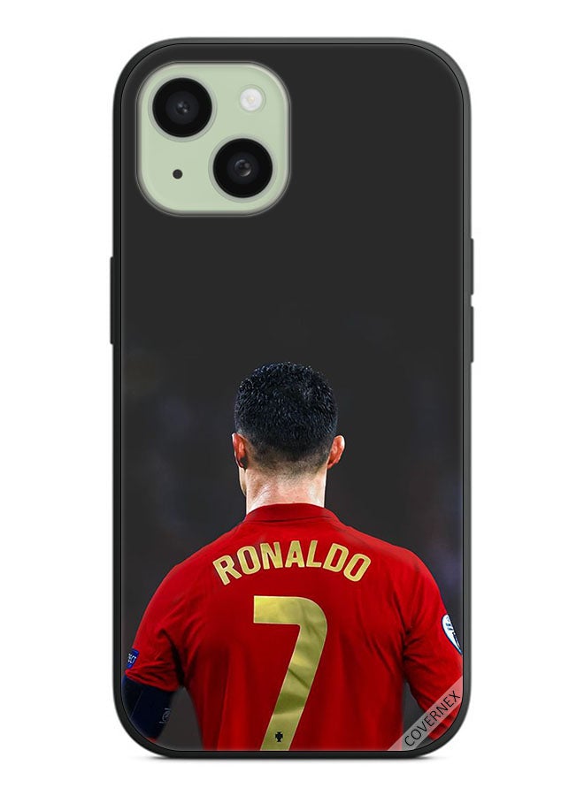 Covernex Protective Case Cover For Apple iPhone 15 Ronaldo The GOAT Of Football - Image 1