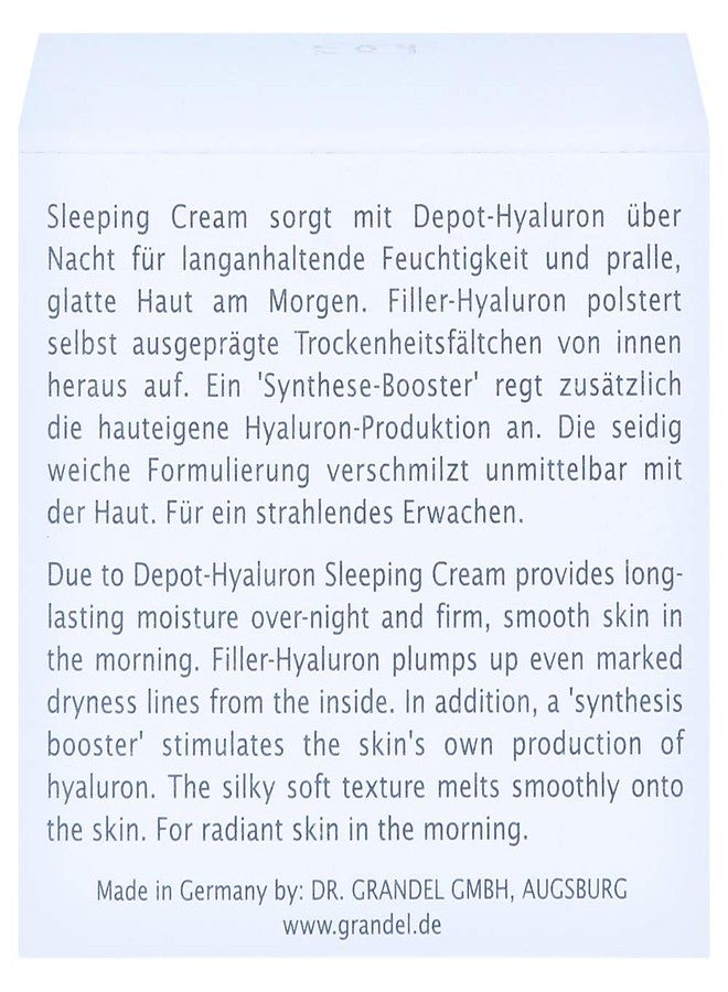 Dr.Grandel Dr. Grandel Hydro Active Hyaluron Refill Night Sleeping Cream - Image 2