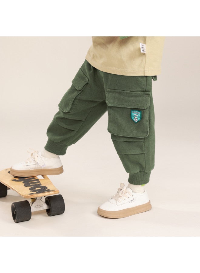 Boys And Girls Pants Autumn Children's Mosquito-proof Pants Baby Big Kids Clothing Outdoor Thin Style - Image 4