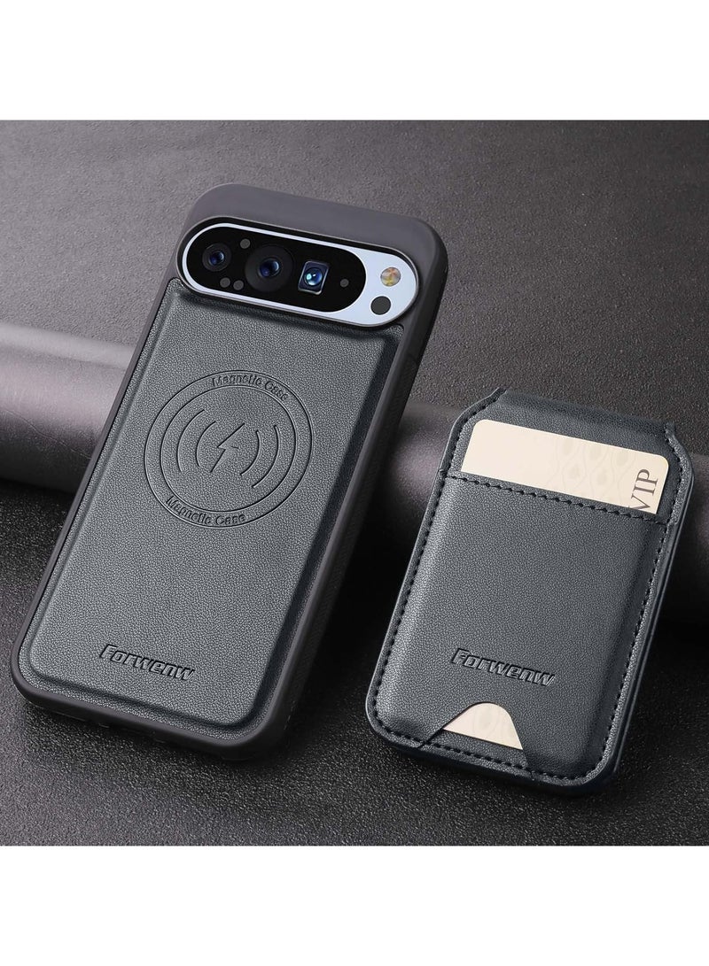 general Case Compatible with Google Pixel 9 Pro XL 5G, Premium PU Leather Wallet Case, Super Strong Magnetism 2 in 1 Detachable Protective Cover, Ultra Thin and Light - Image 1