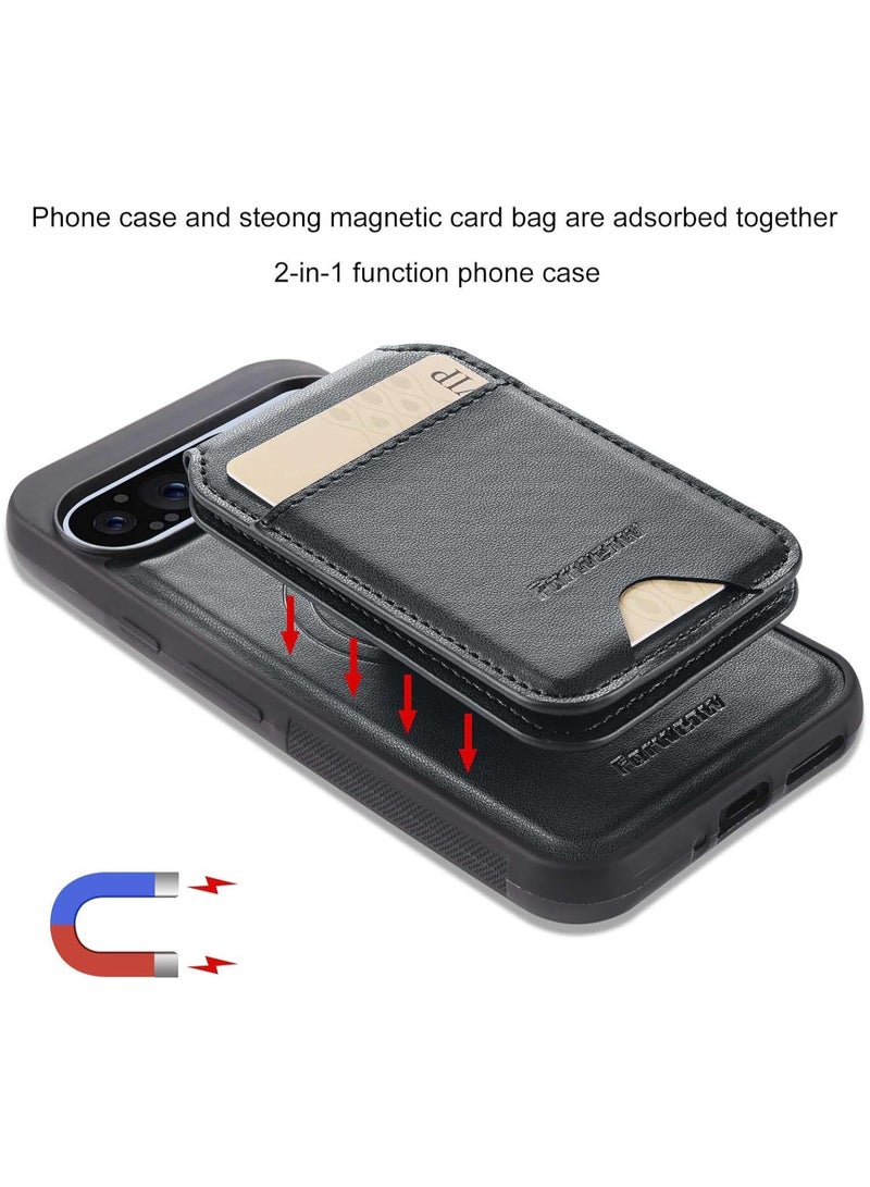 general Case Compatible with Google Pixel 9 Pro XL 5G, Premium PU Leather Wallet Case, Super Strong Magnetism 2 in 1 Detachable Protective Cover, Ultra Thin and Light - Image 3