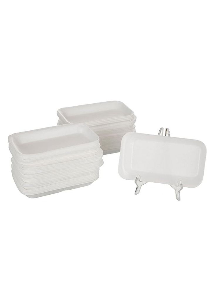 Foam Plates 100 Pieces - Image 1