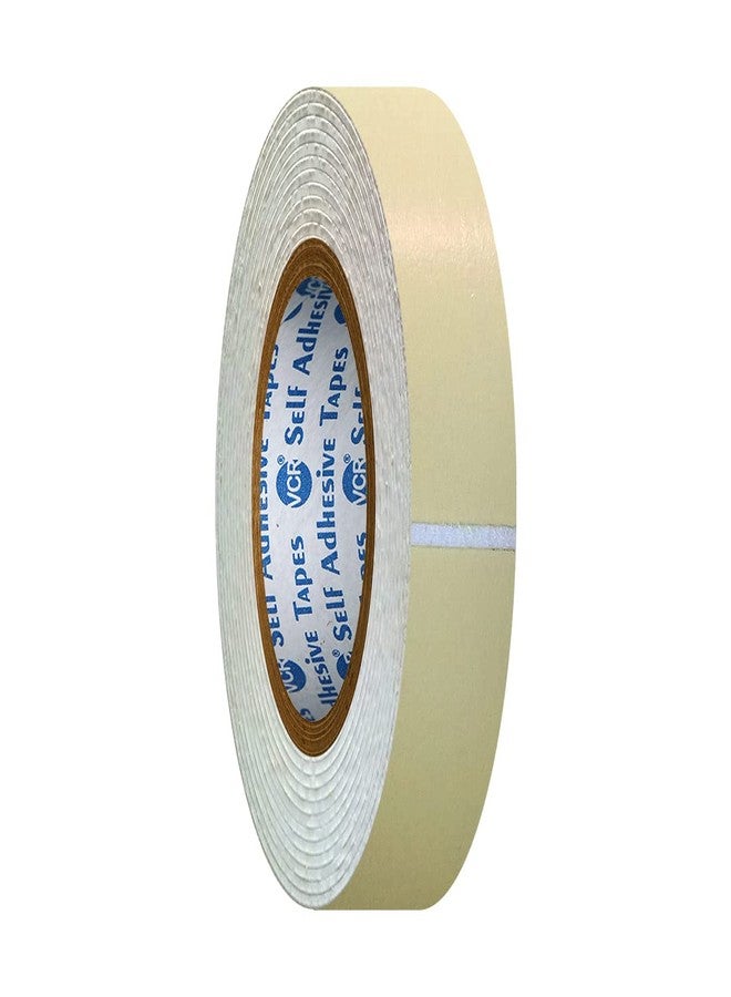 VCR Double Side White Foam Tape - 5 Meters in Length - 18mm / 0.75" Width - 16 Rolls Per Pack - Multipurpose usage, Best for Mounting, Strong Adhesion for Walls, Crafts work and fixing Furnitures - Image 3