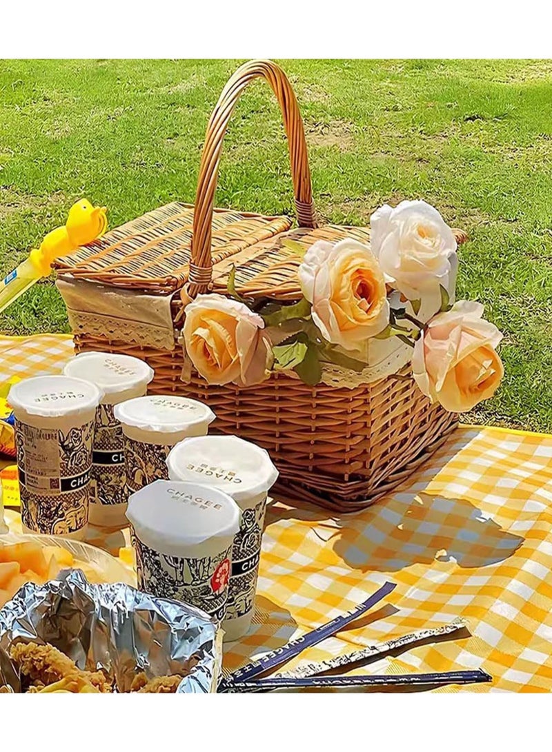 KINGMAZI 200x200cm Large Outdoor Foldable Picnic Blanket Waterproof Beach Mat Waterproof Picnic Blanket Portable Picnic Mat Portable For Outdoor Camping Family Outdoor Park Garden - Image 5