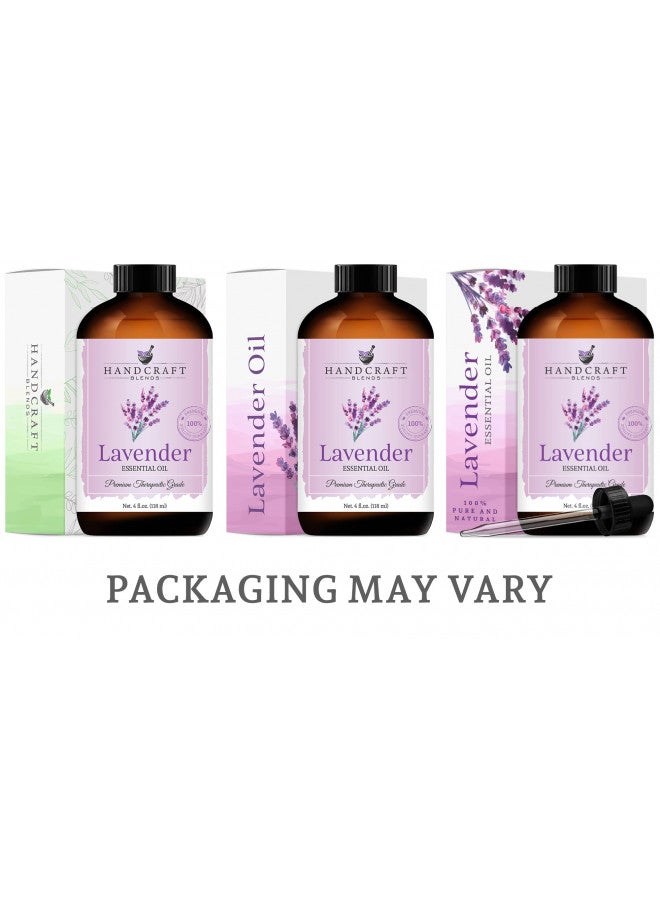 handcraft Blends Handcraft Lavender Essential Oil - 100% Pure and Natural - Premium Therapeutic Grade with Premium Glass Dropper - Huge 4 fl. Oz  - Image 2