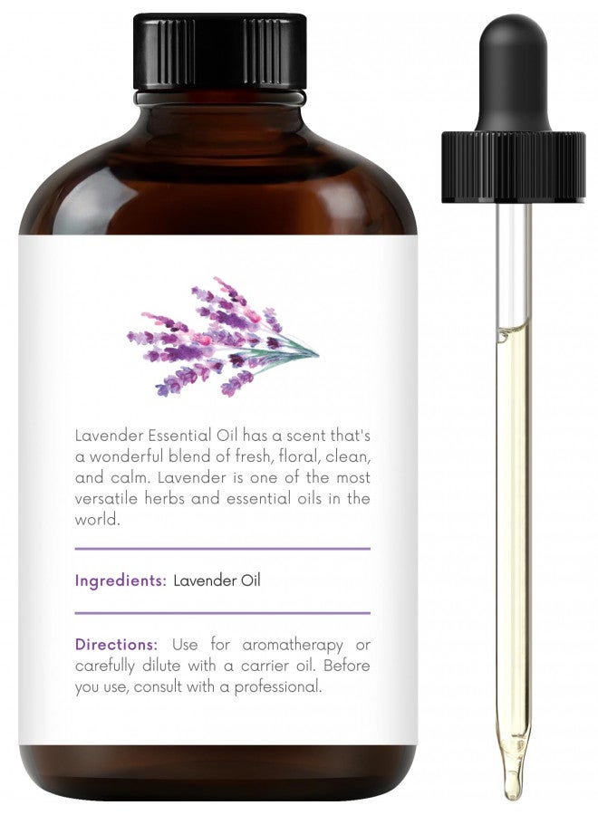 handcraft Blends Handcraft Lavender Essential Oil - 100% Pure and Natural - Premium Therapeutic Grade with Premium Glass Dropper - Huge 4 fl. Oz  - Image 3